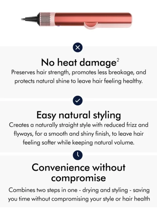 Dyson Airstrait™ Straightener Strawberry Bronze | MECCA