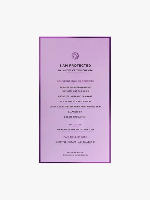 Knesko Amethyst Gemstone Roller - MECCA