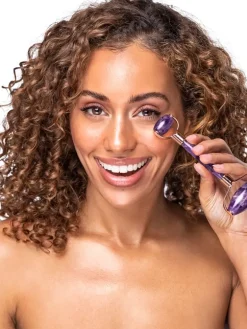 Knesko Amethyst Gemstone Roller - MECCA