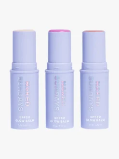 Naked Sundays SPF50 Sheer Glow Balm Sticks Trio Set | MECCA
