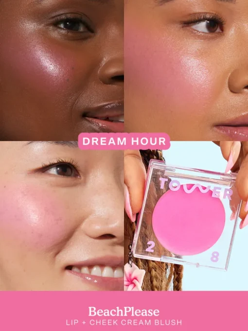 Tower 28 BeachPlease Lip + Cheek Cream Blush | MECCA
